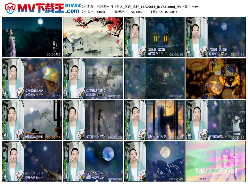 羽若雪兮-月下伊人_国语_流行_YEA00685